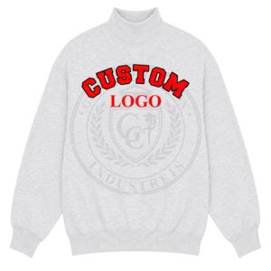 เสื้อสเวตเชิ้ตคอเต่าแบบมีตัวอักษรกรีกสั่งทำพิเศษ ผ้าหนา 100% คอตตอน ปักโลโก้ชมรมพี่น้อง Greek Life สำหรับฤดูหนาว - Product Image 1