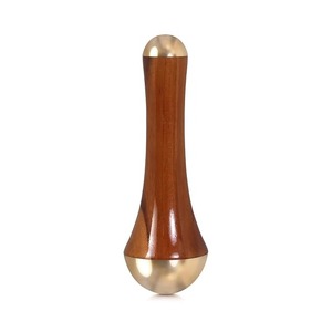 Varita de masaje Kansa de madera, diseño moderno, hecha a mano, decoración para el hogar, para el cuidado facial y corporal, herramienta relajante para la sala de estar al mejor precio. - Product Image 5
