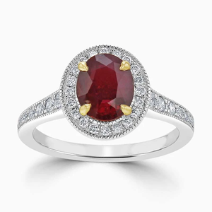 1.57 CT 925 <b>Silver</b> Rhodium Plated <b>Emerald</b>-Cut Moissanite Halo Engagement <b>Ring</b> Prong Setting IGI Certified Luxury Elegant Design - Product Image 2