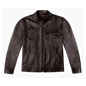 Blouson de motard homme style vintage sur mesure de qualité supérieure 2026 avec coupe ajustée pour la moto et la mode urbaine - Product Image 4