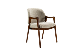 เก้าอี้ทานอาหารกลางแจ้ง Saloka ทำจากไม้สักแท้ พร้อมเบาะรองนั่ง ดีไซน์ทันสมัยเรียบง่าย เหมาะสำหรับห้องรับประทานอาหารและห้องนั่งเล่น - Product Image 6