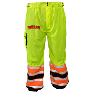 Pantalon de sécurité réfléchissant de haute qualité, classe 2 ANSI, pour hommes, haute visibilité, léger, 100% coton, bandes réfléchissantes - Product Image 5