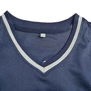 Maillot de basketball sans manches pour adulte, 100% polyester, respirant, imprimé numériquement, avec logo frontal uni, style Hip Hop, pour le sport urbain estival - Product Image 3