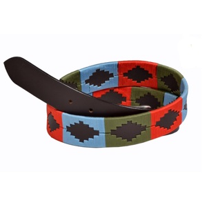 2026 Premium Argentina Leather <b>Belt</b>\Custom Leisure Sport Embroidered Polo <b>Belt</b> Emboss Genuine <b>Belt</b> with Customization logo - Product Image 4