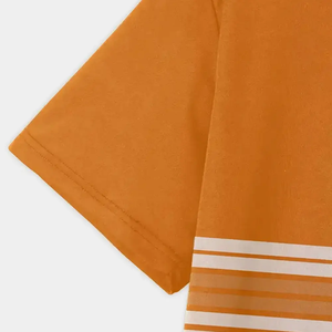 Ensembles de vêtements pour enfants, t-shirts d'été pour bébés, t-shirts en coton à manches courtes, t-shirts contrastés - Product Image 3