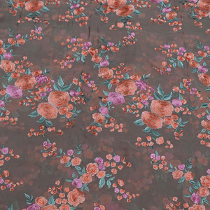 Malty embroidery fabric embroidered lace fabric netting fabric organza fabric abaya fabric kaftan fabric bulk trade buyer supply - Product Image 1