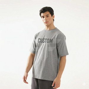 Camiseta de Hombre, Diseño Moderno, Tejido Sólido, Corte Regular, Estilo Casual Urbano, 100% Algodón, Ecológica, Secado Rápido, Tinte Liso - Product Image 1