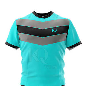 Conjunto de Uniforme de Rugby para Hombre de Alto Rendimiento, Tela Transpirable, Secado Rápido, Camiseta y Pantalones Cortos Ligeros, Personalizado para Jugadores Profesionales - Product Image 3