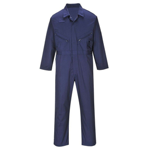 Wholesale Custom Logo Cotton Workwear Coverall Blue <b>Waterproof</b> Anti-Bacterial Construction Worker Uniform Anti-Static Feature - Product Image 2
