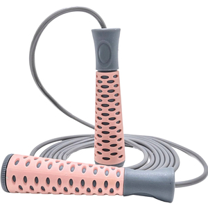 Cuerda para Saltar con Asas Rosadas y Grises 2027 para Niños y Niñas, Cuerda Ajustable para Saltar para Niños y Adultos, para la Escuela, el Hogar, el Parque Infantil y el Fitness - Product Image 5