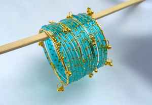 Elegant Color Events Wear Kashmiri Chudiyan <b>Sets</b> New Design Pakistani & Indian Fashion Punjabi Culture Wear Shiny <b>Bangles</b> <b>Set</b> - Product Image 2