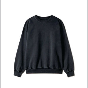 Sweat-shirts pour hommes de haute qualité 100% coton, impression et broderie personnalisées, sweat-shirt à col rond en molleton - Product Image 1