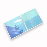 Service d'impression de couvertures de CD musical en carton avec finition mate personnalisée
