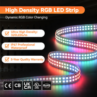 Bande lumineuse led Double brut smd 3838, rouge, bleu, vert, rvb, silicone, étanche IP67