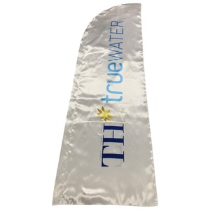 ธงขนนกทรงหยดน้ำ TrueWater ผ้าซาติน พิมพ์ดิจิทัล ทนทาน ใช้สำหรับโปรโมชั่น พร้อมเสาธงอะลูมิเนียม สำหรับใช้งานกลางแจ้ง - Product Image 1