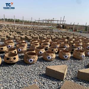 Cesta de onda abierta de mimbre de ratán decorativa al por mayor hecha en Vietnam precio barato de alta calidad - Product Image 6