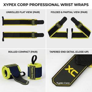 Muñequeras con Logotipo Personalizado, Transpirables, Suaves, Ligeras, Plegables, Unisex, para Levantamiento de Pesas, Entrenamiento en Gimnasio, Soporte para Fisicoculturismo - Product Image 5