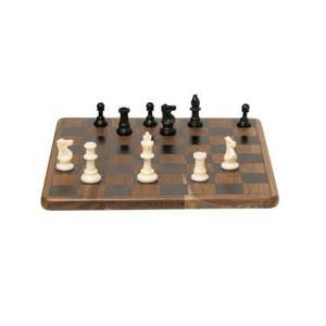 Jeu d'échecs magnétique en bois en gros, 12/15 pouces, portable, pour voyage, jeu de société éducatif, jouet de stratégie d'intérieur avec rangement - Product Image 1