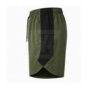 Shorts décontractés d'été pour hommes, en coton léger, coupe ample, taille à cordon, bas de tenue streetwear pour le quotidien, vêtements en gros - Product Image 4
