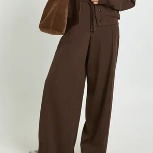 Pantalon de survêtement zippé pour homme, coupe oversize, couleur claire, noir uni, personnalisable, haute qualité, style sportif - Product Image 6