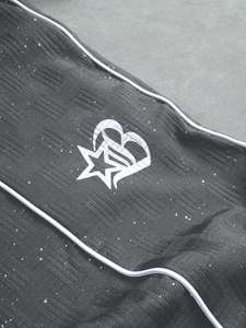 Ensemble de survêtement évasé pour jeunes hommes, respirant et léger en polyester/nylon, style streetwear, veste tendance - Product Image 5