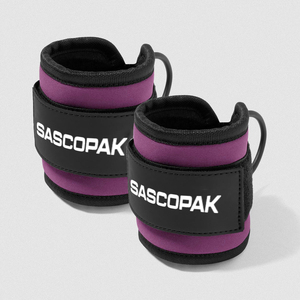 Sangles de cheville double anneaux en R pour la musculation sur machine à câble, entraînement des jambes et des fessiers, rembourrage en néoprène souple, sangle de cheville personnalisable avec logo - Product Image 4