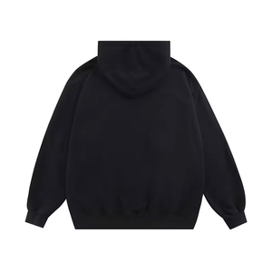 Servicio OEM Personalizado: Sudadera Oversize para Hombre de Felpa Francesa con Efecto Desgastado, Ecológica, con Bordado y Serigrafía, Forrada - Product Image 2