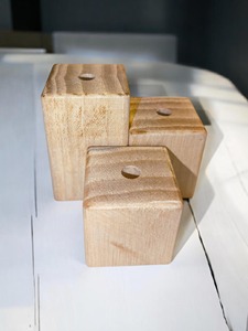 Support à bougie en bois, décoration minimaliste classique pour la maison, porte-bougie moderne, chandelier de mariage, support à bougie en bois - Product Image 3