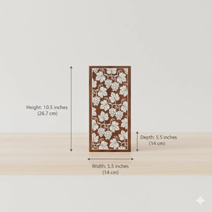 Urna Funeraria de Madera Maciza para Cremación, con Elegante Tallado Floral, para Cenizas de Adultos, Venta al Por Mayor - Product Image 5