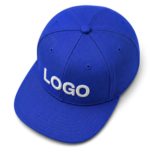 Casquette de baseball unisexe à 6 panneaux avec logo brodé blanc sur le panneau avant, en sergé de coton ajusté, chapeau décontracté pour adultes - Product Image 5