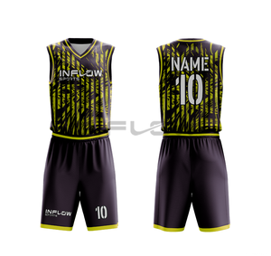 Diseño de Sublimación con MOQ Bajo, Uniformes de Baloncesto Personalizados de Talla Grande, Conjunto de Jersey Transpirable - Product Image 5