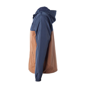 Men's Lightweight Canvas Windbreaker Jacket <b>Coat</b> Full Zip up Waterproof Sports Apparel with Hoodie for Winter Workout Wholesale - Product Image 3