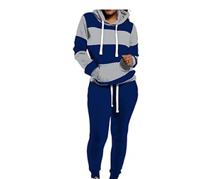 Wholesale Women Casual Wear Two-Piece Training & Jogging <b>Tracksuit</b> Set Latest Design with Printed Logo for Fall & Winter Season - Product Image 1
