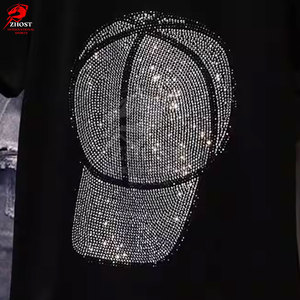 Camisetas de Moda para Hombre con Pedrería, Textura Suave, Diseño Personalizado con Piedras, Aspecto Elegante, Alta Demanda - Product Image 6