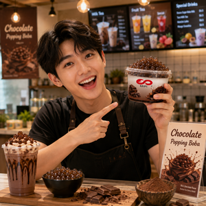 KEIFU 500g HALAL/HACCP/ISO 22000 Certificado, Boba de Café con Sabor a Fruta, Marca Privada, Ingredientes Creativos para Té de Burbujas, Listo para Consumir - Product Image 5