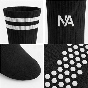 Yoga Sports Crew <b>Socks</b> Black Striped Breathable for Adults Summer Yoga Activity - Product Image 4