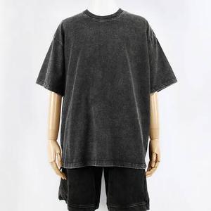 เสื้อยืดทรงหลวมสไตล์ลำลองสำหรับผู้ชาย ย้อมสีแบบ Garment Dyed ลุคสตรีทแฟชั่น - Product Image 3