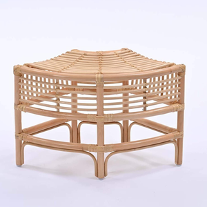 Handmade Natural Rattan <b>Stools</b> Step <b>Stool</b> for Living Room Bedroom Entryway Wholesale from Vietnam - Product Image 2