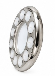 Porte-bougie rond moderne et élégant de nouvelle conception, porte-bougie rond pour 12 bougies chauffe-plat, fabrication artisanale indienne, porte-bougie décoratif - Product Image 4