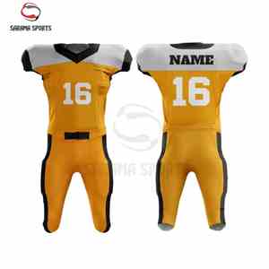 ชุดยูนิฟอร์มอเมริกันฟุตบอลสำหรับทีมดีไซน์ชั้นนำ รุ่นใหม่ ระบายอากาศได้ดี เหมาะสำหรับทุกเพศ - Product Image 1