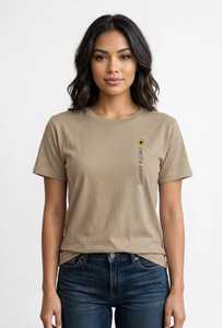 เสื้อยืดผู้หญิงฤดูร้อน สีกรมท่า ผ้าฝ้ายนุ่ม สวมใส่สบาย แขนสั้น ระบายอากาศได้ดี คุณภาพสูง ปรับแต่งได้ แฟชั่นเสื้อผ้า - Product Image 1