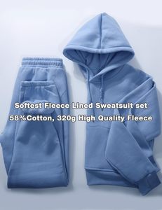 Nuevo Conjunto Deportivo de Dos Piezas para Mujer, Talla Grande, Color Sólido, Sudadera con Capucha Corta y Pantalones Jogger a la Moda - Product Image 2