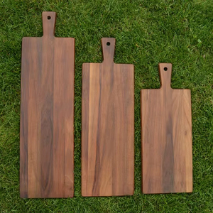 Tabla de cortar y bandeja para servir de bambú MS Handicraft, duradera, rectangular, de 12 mm de grosor, apta para lavavajillas, modelo MS-WC-001 - Product Image 1