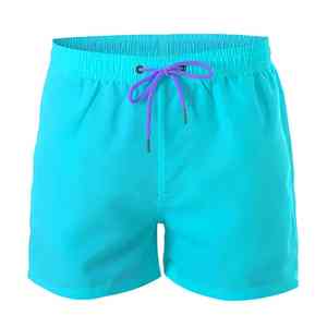 กางเกงขาสั้นผ้าฝ้ายเรียบคุณภาพสูง ดีไซน์ล่าสุด เอวกลาง มีกระเป๋าข้าง ระบายอากาศได้ดี เหมาะสำหรับชายหาด - Product Image 3