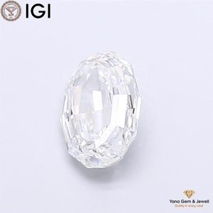 Diamant ovale taille étagée, certifié IGI, couleur E, clarté VS1, 1,00 carat, cultivé en laboratoire CVD, magnifique pour bague de fiançailles - Product Image 6