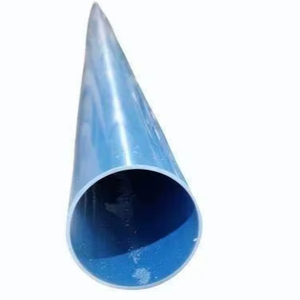 Tuyau de revêtement de puits forain HydroCore 160 mm en PVC bleu, 3 m, épaisseur 5 mm, extrémité plate, CM Cls 10 kg, marque Peregrine, fournisseur d'eau souterraine - Product Image 1