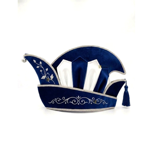 Casquette de carnaval traditionnelle de qualité supérieure avec pompon, broderie machine, casquette de carnaval fantaisie - Product Image 3