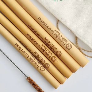 Eco-friendly Wholesale High Quality MOQ Low <b>Bamboo</b> Drinking <b>Straw</b> <b>Bamboo</b> <b>Straws</b> Price Competitive From Vietnam - Product Image 1