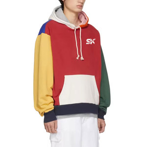 เสื้อฮู้ดดี้ดีไซน์ล่าสุด สีสันตัดกัน ผลิตในปากีสถาน เสื้อฮู้ดดี้สตรีทแวร์ผู้ชาย คุณภาพสูง สำหรับขายออนไลน์ - Product Image 1