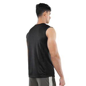 Camiseta Deportiva Premium para Hombre, Negra, Sin Mangas, Ajuste Deportivo, Ligera, Perfecta para Entrenamiento y Uso en Verano - Product Image 4